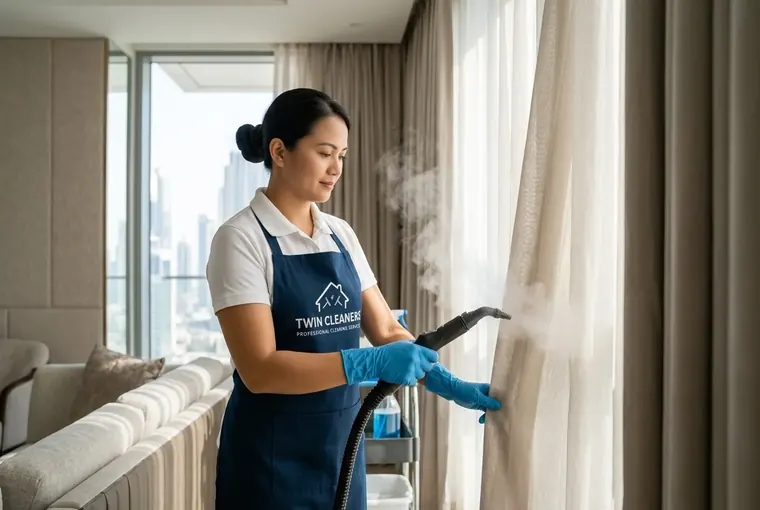 Curtain Cleaning in Dubai. Twin Cleaners